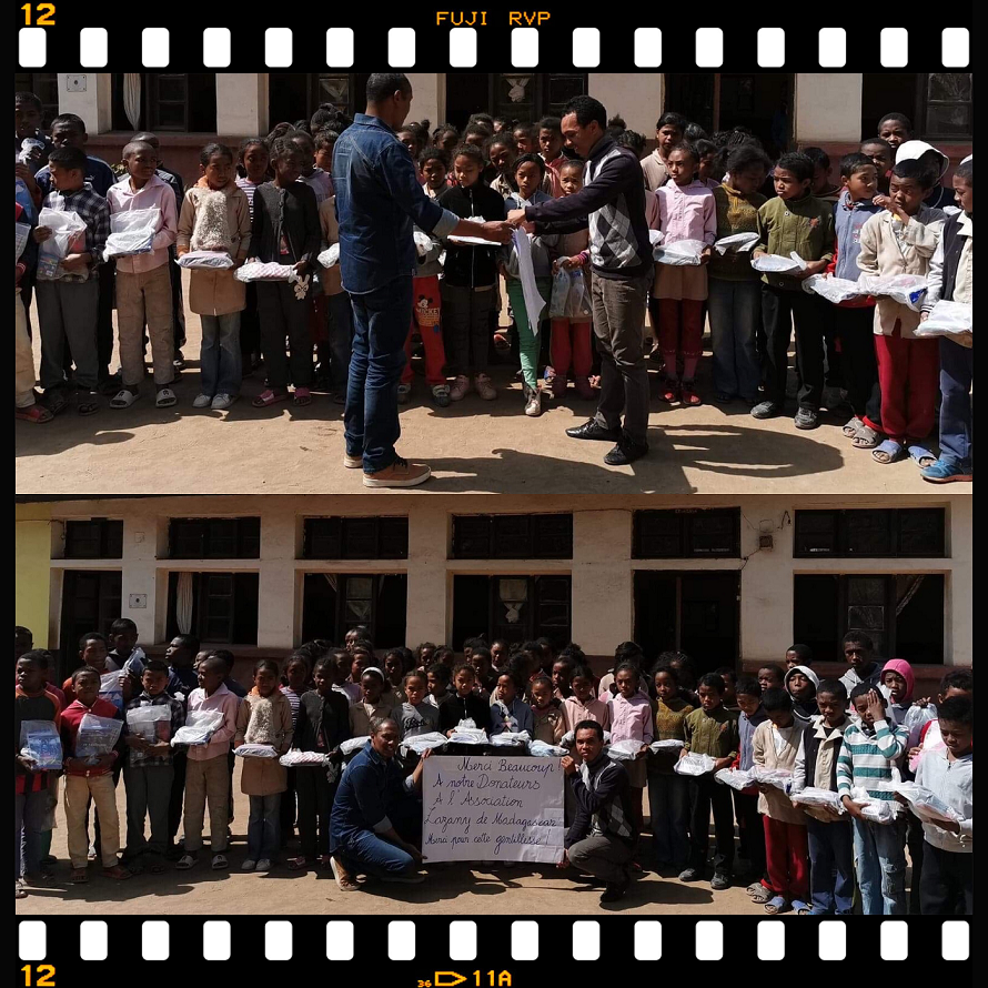 Distribution de Kits Scolaires 26 Aoüt 2019 - EPP Anosisoa