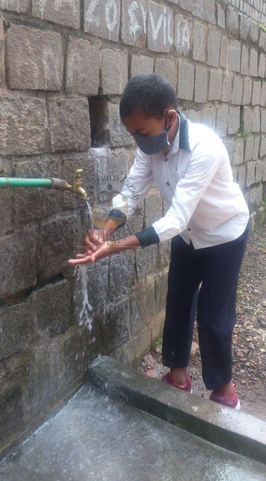 Covid-19 Lavage des mains - Zazany Madagascar