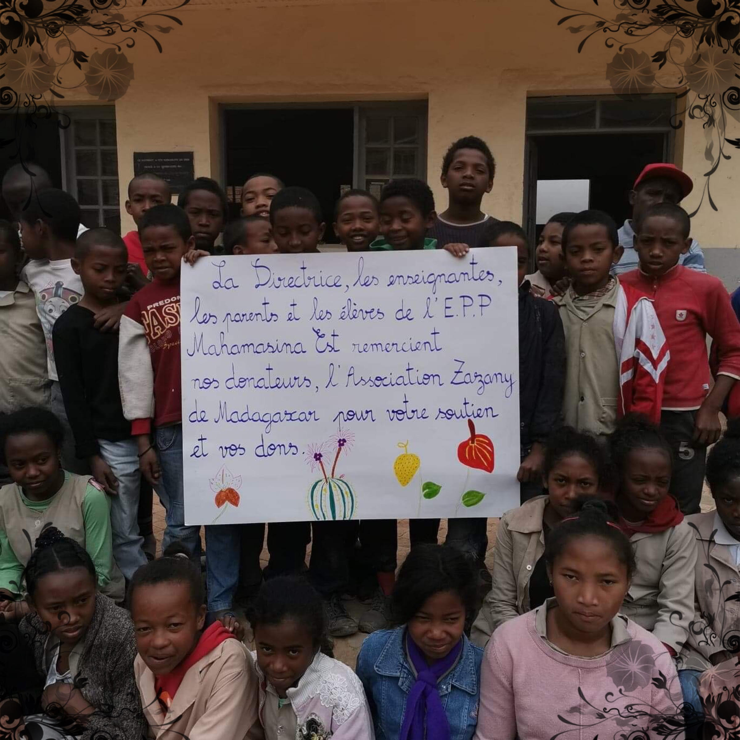EPP Mahamasina remercie les donateurs