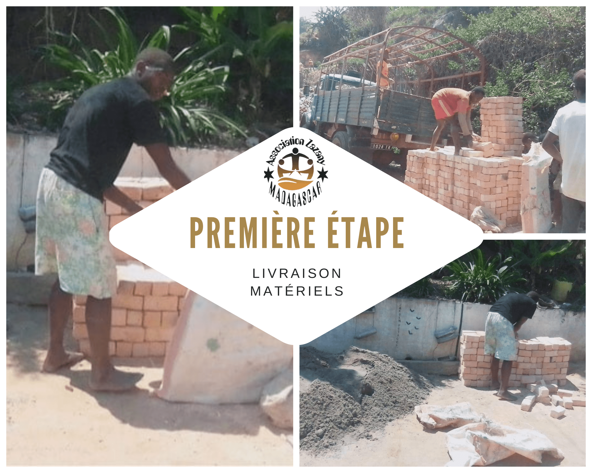 Création de canal d'évacuation d'eau - EPP Anosisoa Madagascar