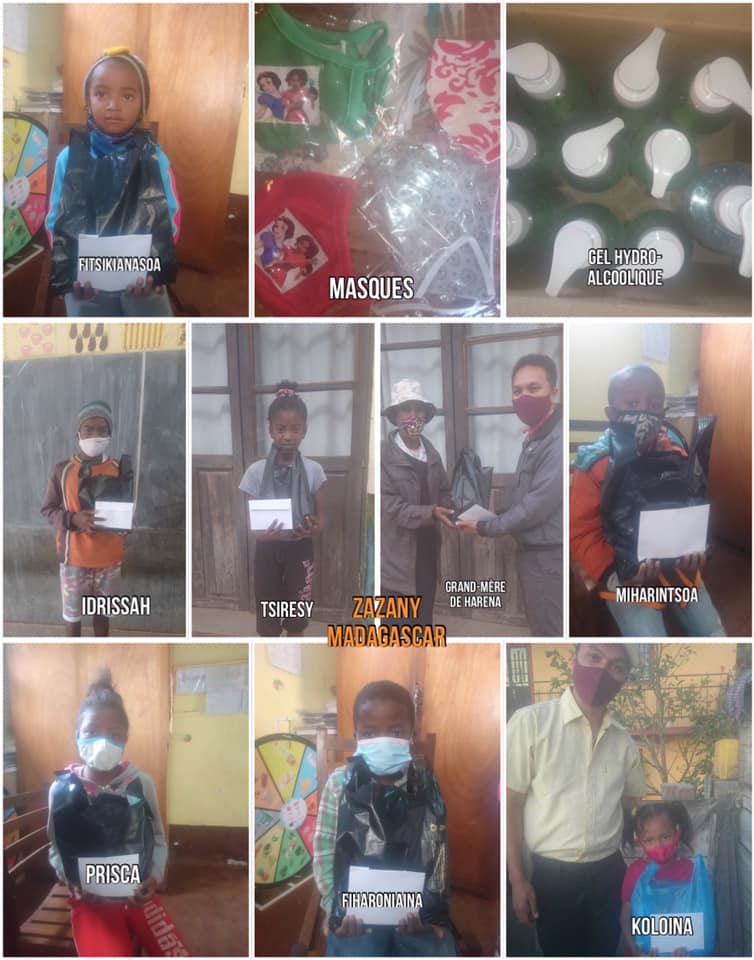 Dons de parrainage - Zazany Madagascar