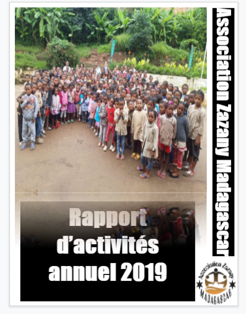 Rapport d'activités annuel 2019 - Association Madagascar