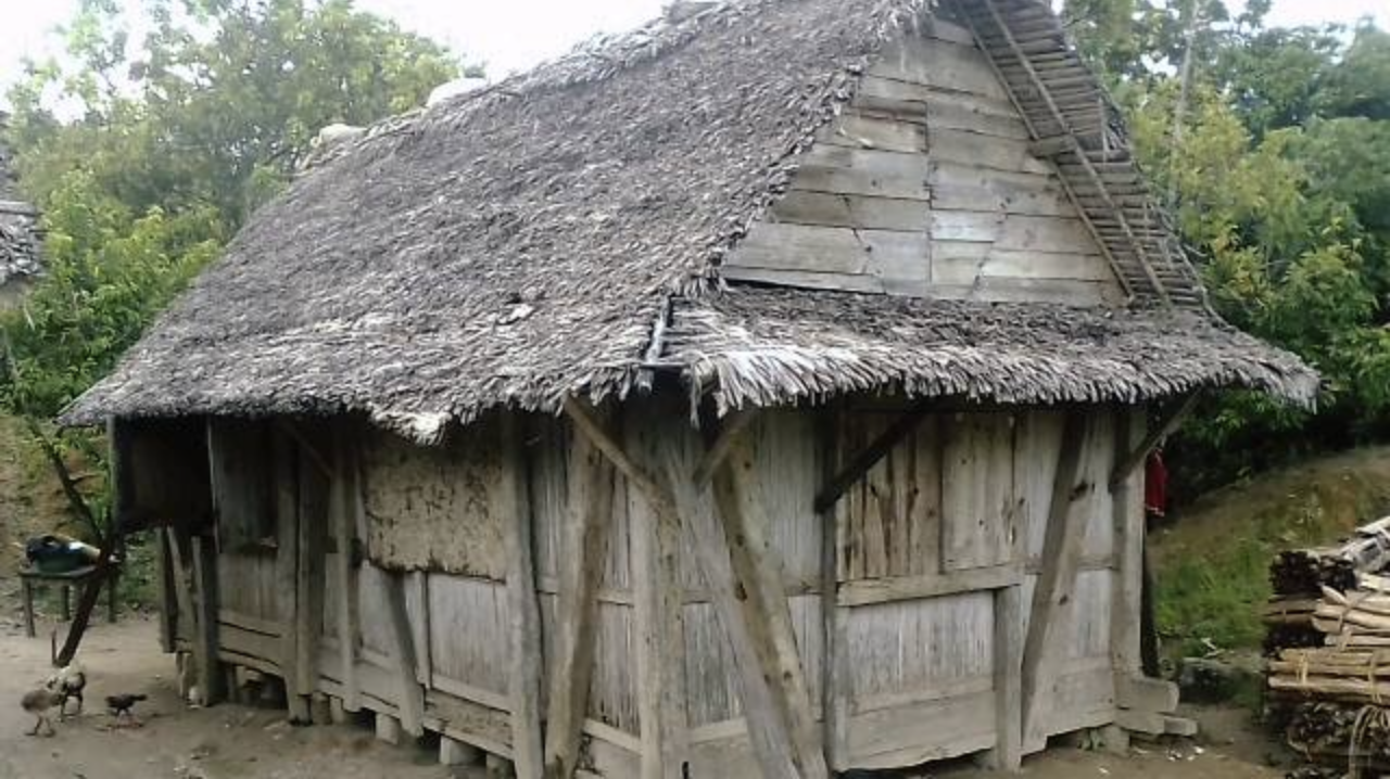 maison en bois sec