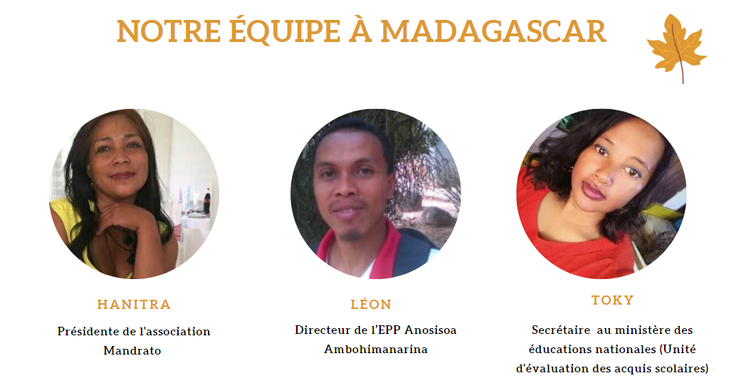 Equipe de Madagascar - Association Zazany Madagascar